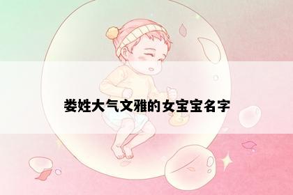 娄姓大气文雅的女宝宝名字